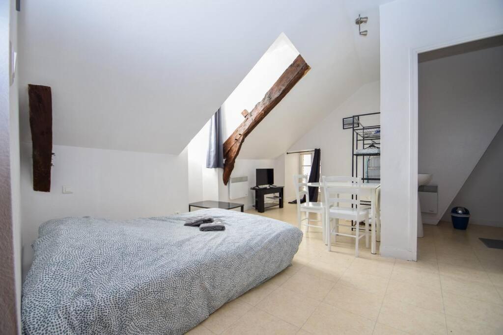 Studio 2 Pers Au Dernier Etage Vue Mer ก็องแกล ภายนอก รูปภาพ