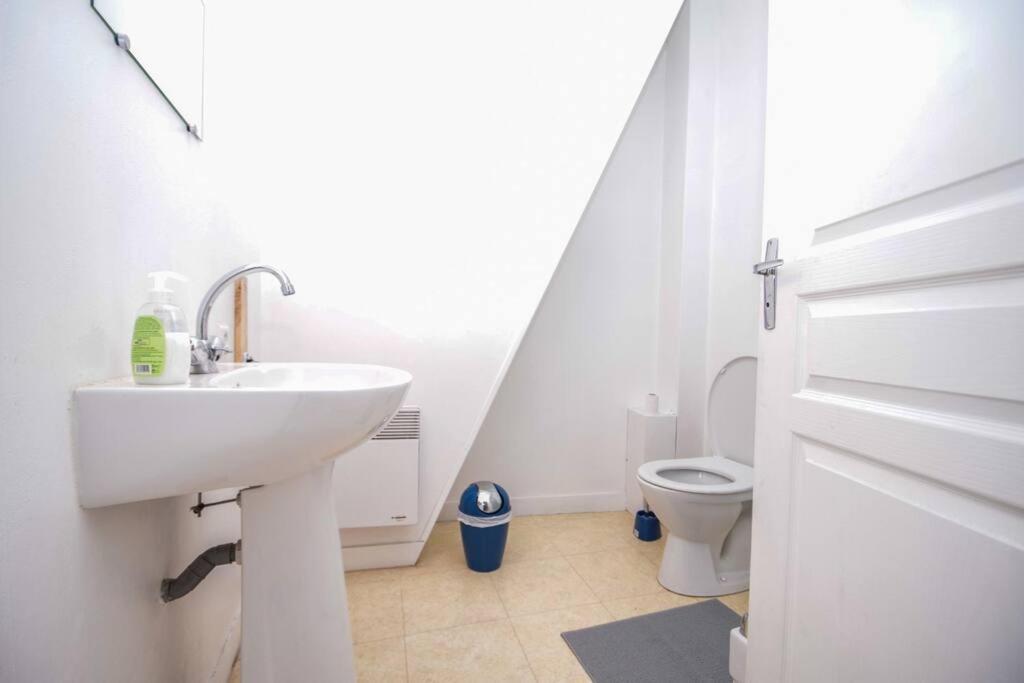 Studio 2 Pers Au Dernier Etage Vue Mer ก็องแกล ภายนอก รูปภาพ