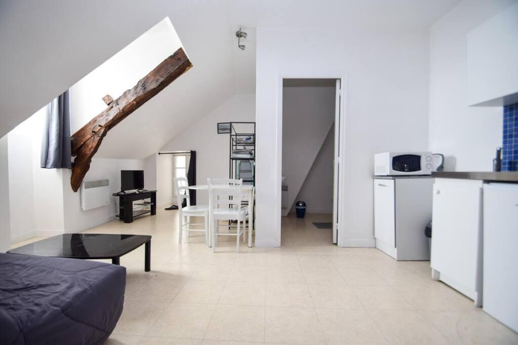 Studio 2 Pers Au Dernier Etage Vue Mer ก็องแกล ภายนอก รูปภาพ